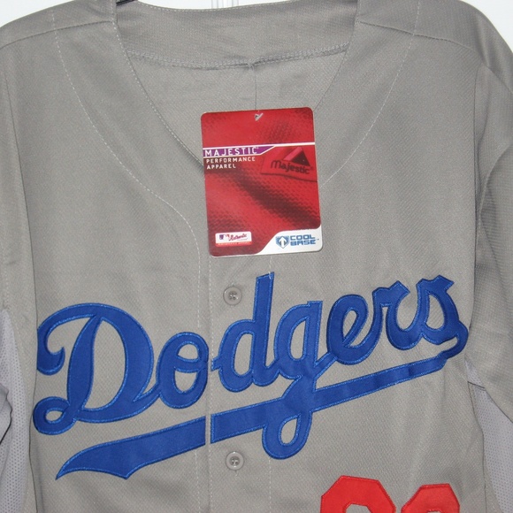 NEW LOS ANGELES DODGERS #32 SANDY KOUFAX COOL BASE XL GRAY REPLICA JERSEY - Picture 3 of 8